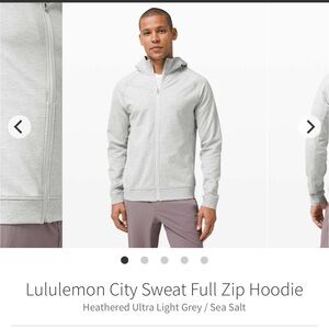 Lululemon City Sweat Full Zip Hoodie size S